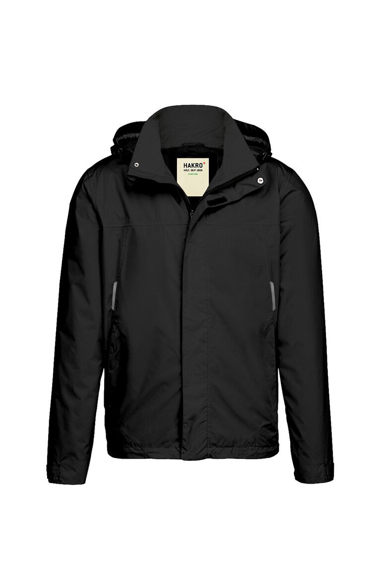 HAKRO Regenjacke schwarz, XS