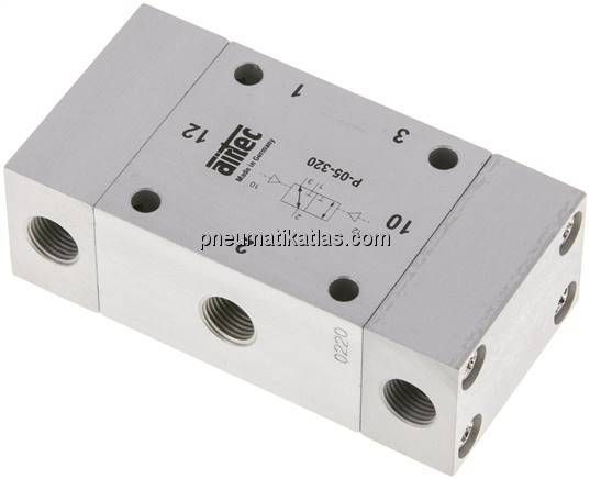3/2-Wege Pneumatikimpulsventil, G 1/8"