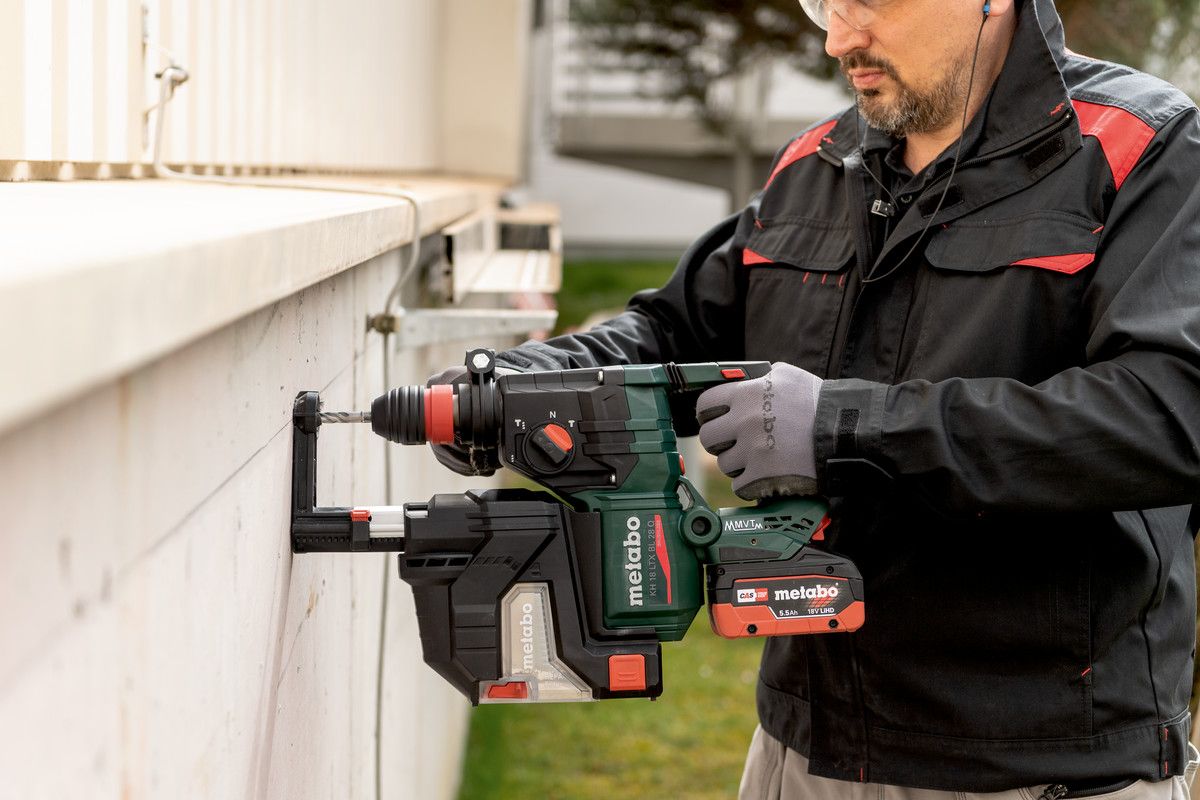 Akku-Kombihammer solo KH 18 LTX BL 28 Q Metabo ohne Akku ohne Ladegerät metaBOX