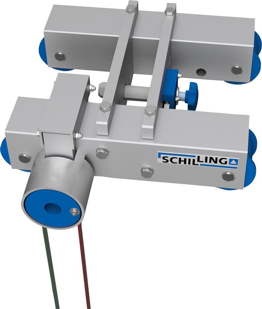 Aluportalkran fahrbar H2138-2488 mm 2000 kg TL 4000 mm Alu-Doppel-Träger