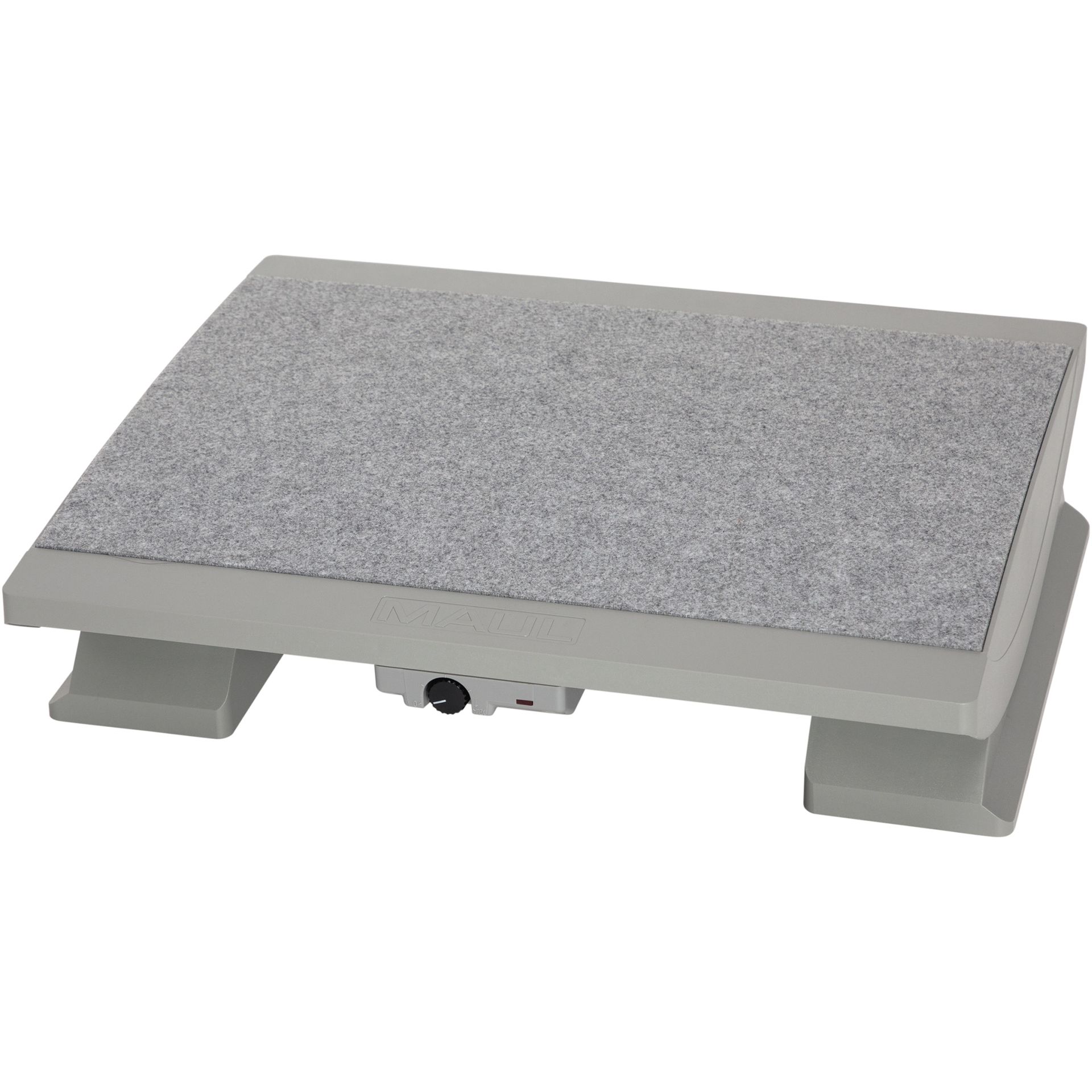 Fußstütze ergonomisch beheitzt 45x39cm Kunststoff grau