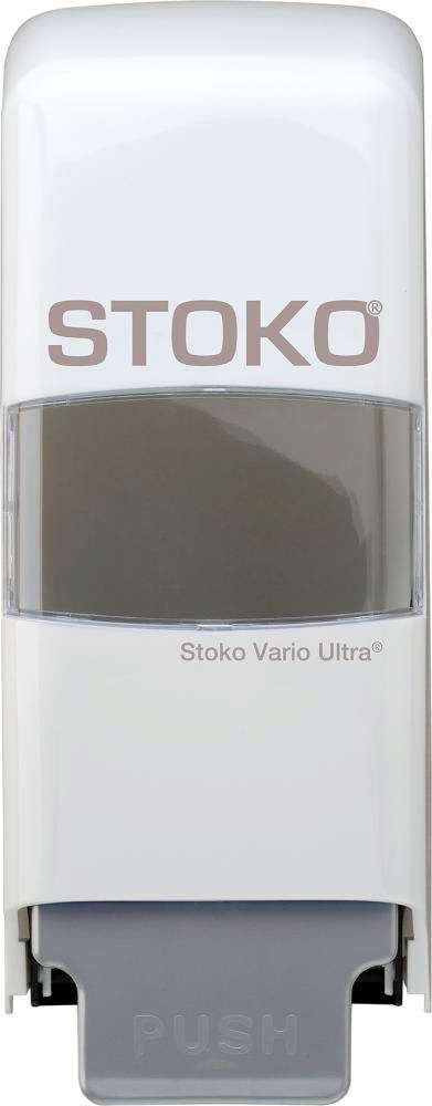 Stoko Vario Ultra weiß Kunststoffwandspender für 1 u. 2 l SoftflaschenSpendersysteme (V) u. (A)