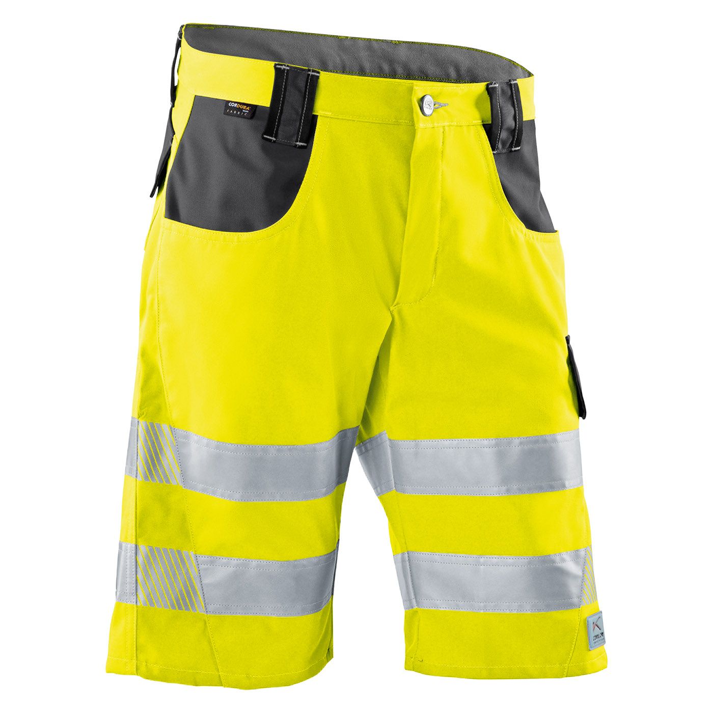 KÜBLER REFLECTIQ Shorts PSA 2 warngelb/anthrazit Gr. 44