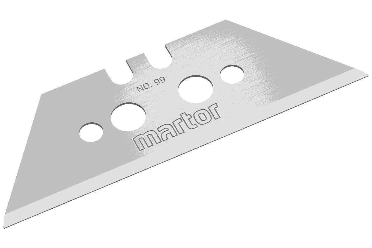 MARTOR Ersatzklinge TRAPEZKLINGE 99 Breitschliff | 10 Stück