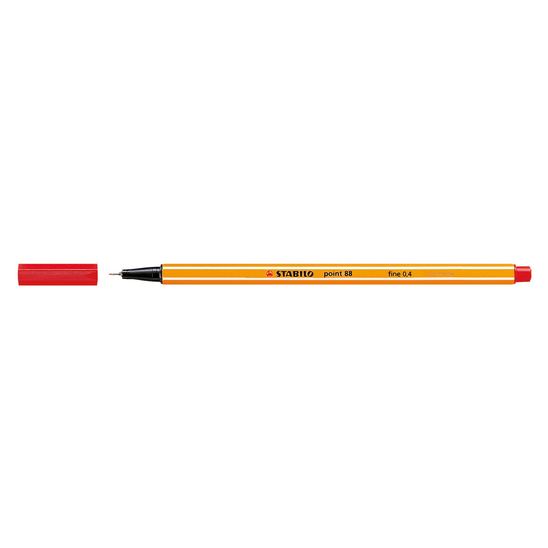 Fineliner point 88 0,4mm rot