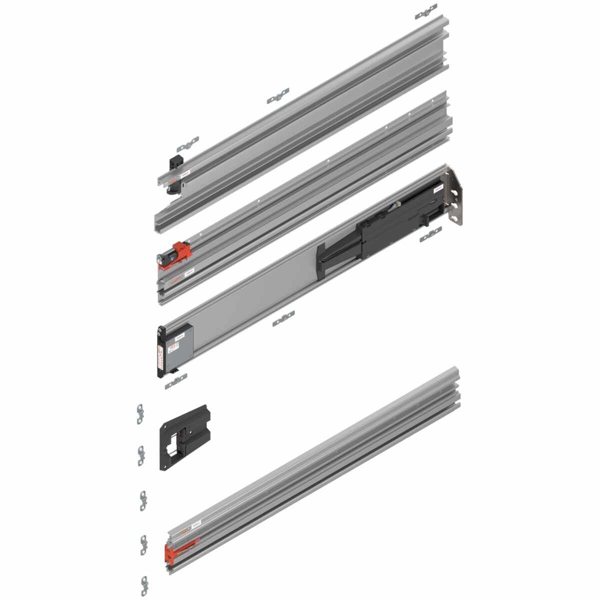 REVEGO duo, Pocketschienen-Set,NL=750 mm