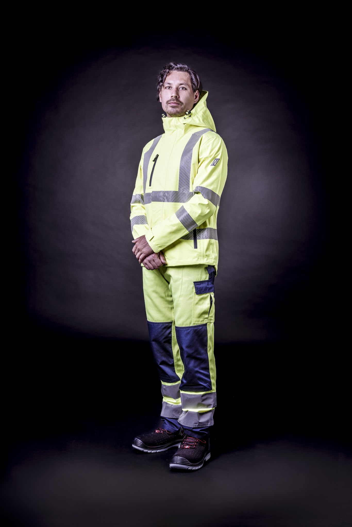 NITRAS MOTION TEX VIZ PLUS, Warn-Regenjacke 7177