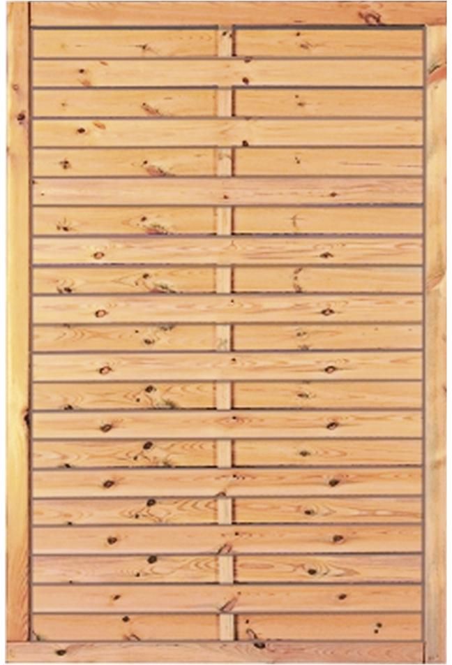 Lamellenzaun 100 x 150 cmRahmen 34/54 mm, kdi grün