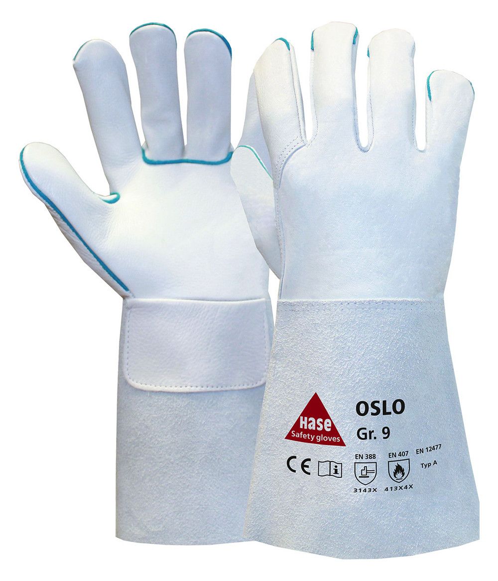 Rindnarbenleder-Schweißerhandschuh