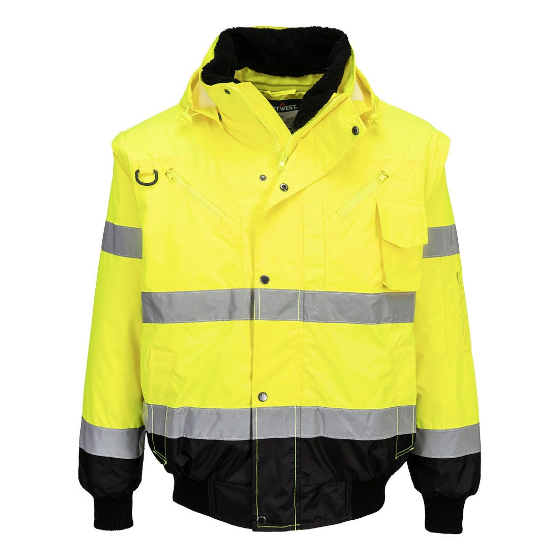 Portwest C465 Warnschutz-Jacke, Gelb/Schwarz, Gr. XS