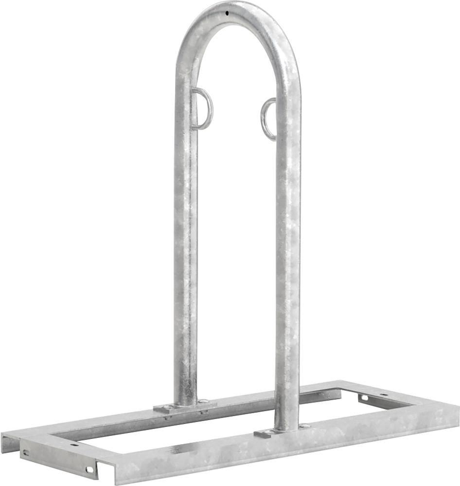 Fahrrad-Anlehnsystem Modell Track verzinkt L 850 mm, 2 Plätze