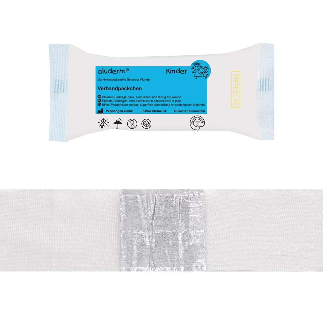 aluderm® Kinder Verbandpäckchen mittel