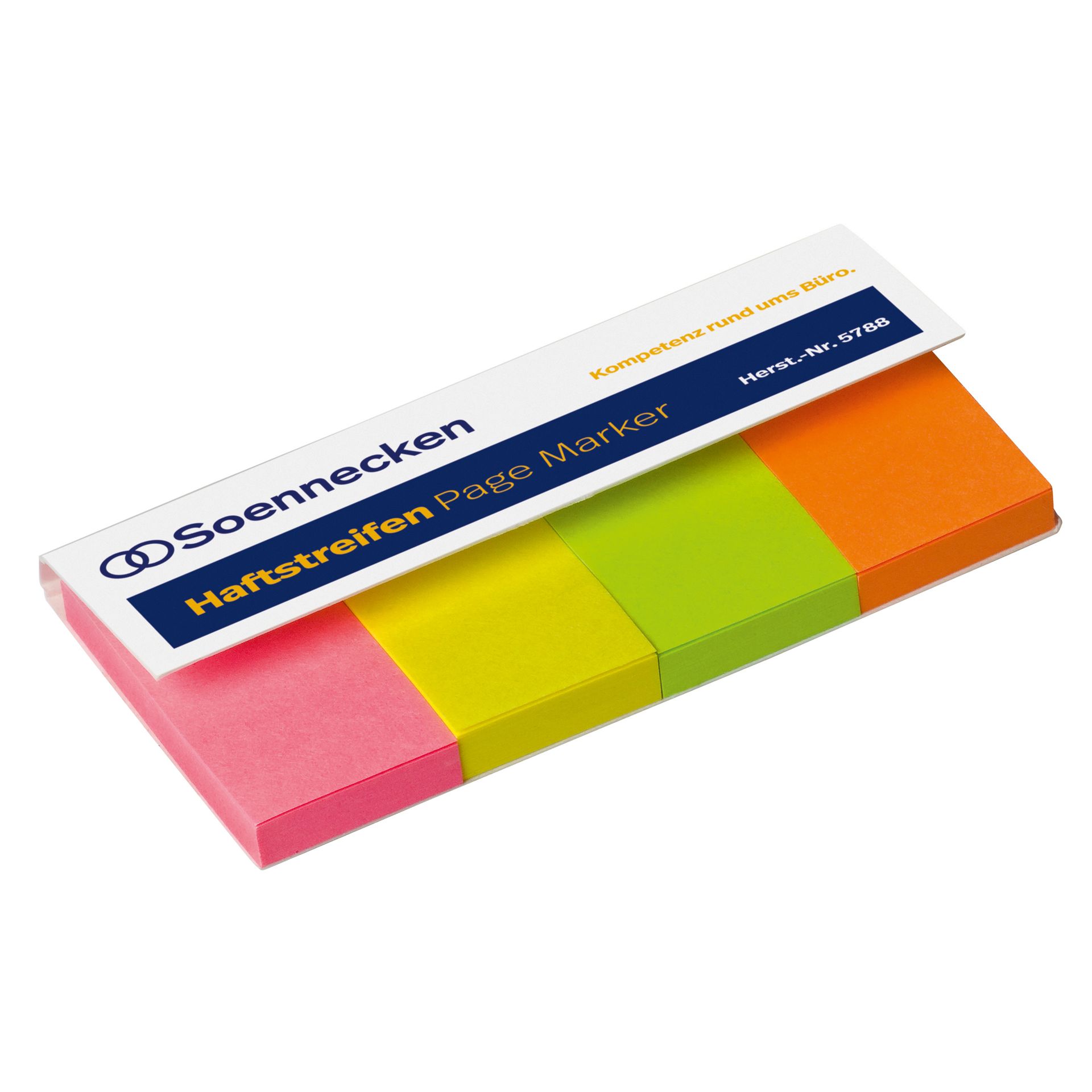Haftstreifen Page Marker 20x50mm sort 200Bl