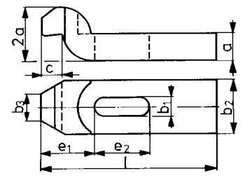 Spanneisen DIN6316 6,6x60mm AMF