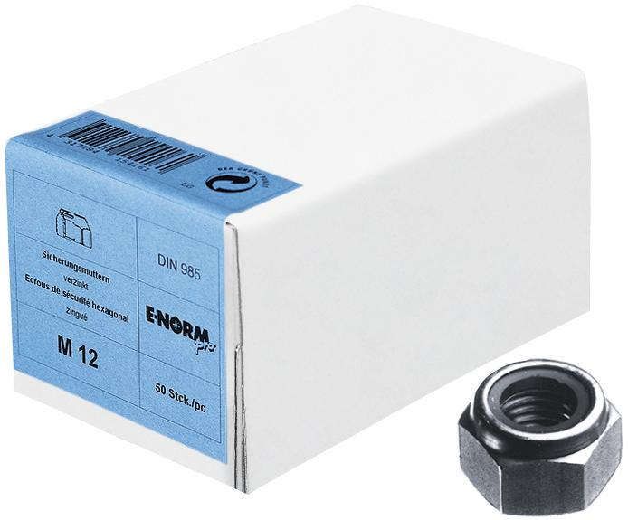 DIN 985 galZn M20 HP E-NORMpro