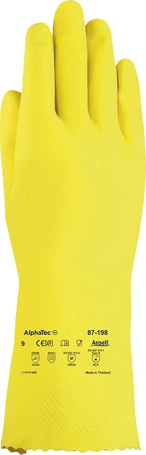Handschuh AlphaTec 87-198 Gr. 07 Ansell