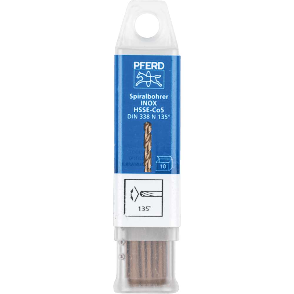 PFERD Bohr- und Senkwerkzeuge SPB DIN 338 HSSE N 1,5 INOX