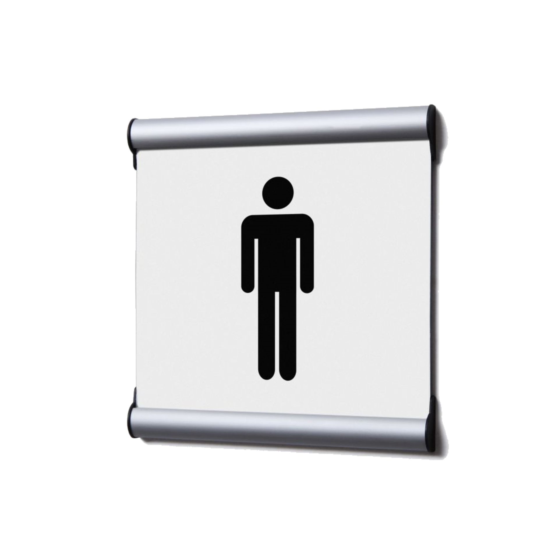 Türschild 15,5x15,5cm Herren ws