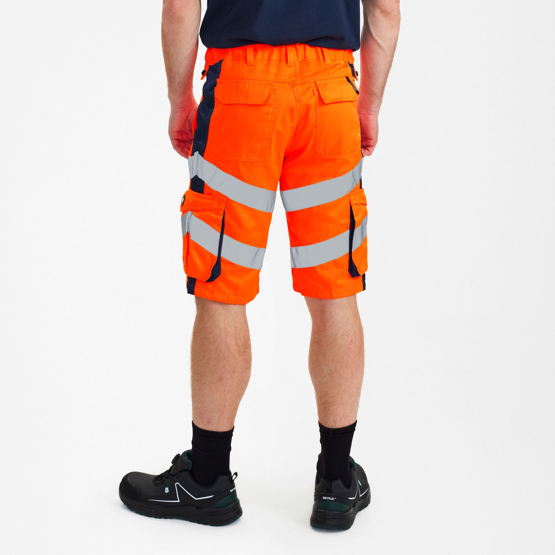 Safety Light Arbeitsshorts Orange/Blue ink, Gr. 42