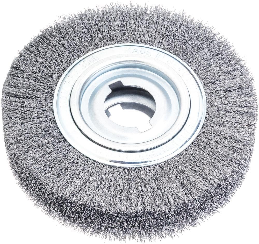 Rundbürste Stahldraht 250x60mm, gewellt ,35mm Lessmann
