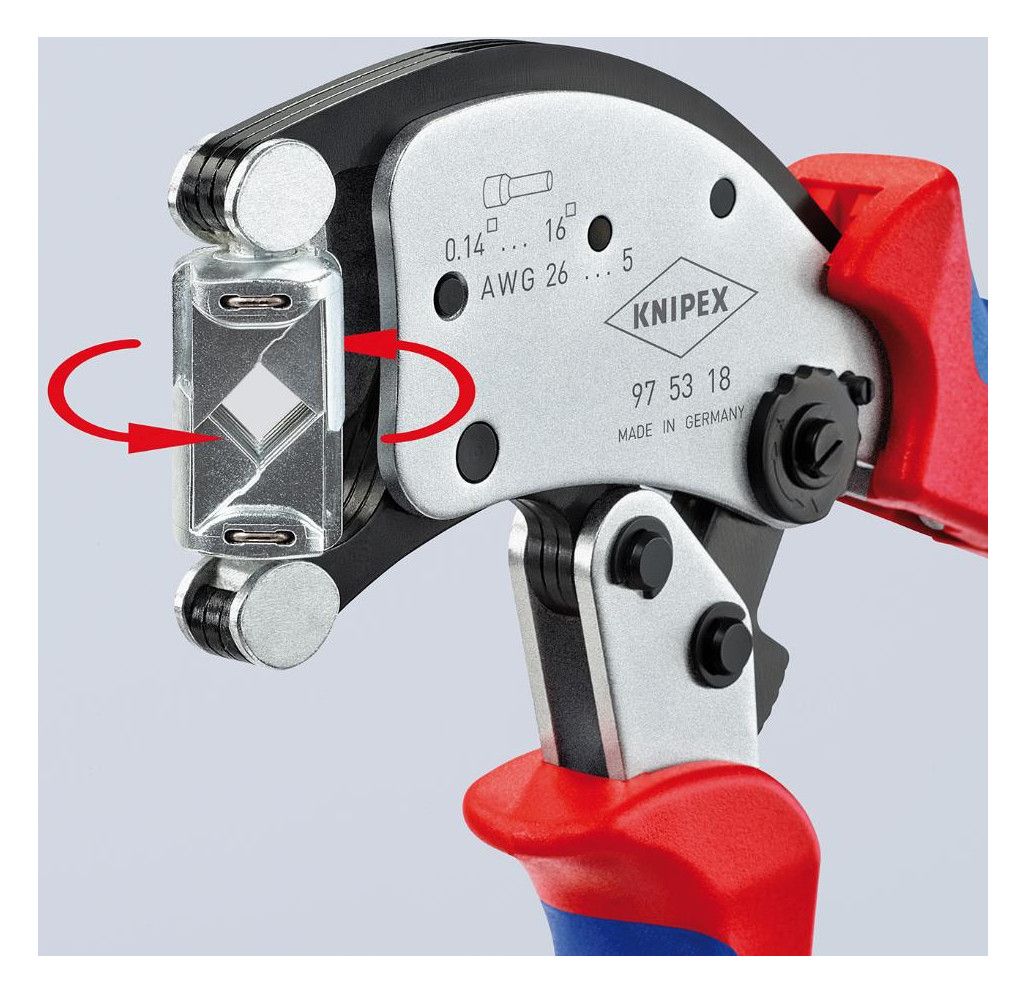 KNIPEX Aderendhülsen-Crimpzange