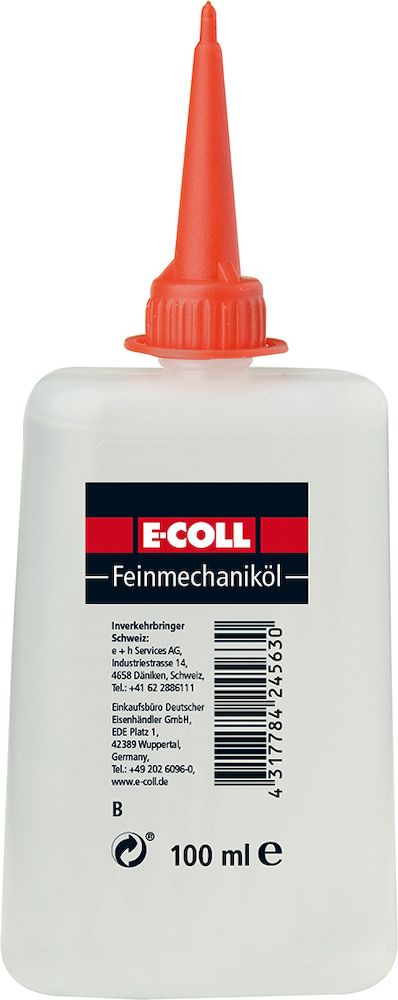 E-Coll Feinmechaniköl, 100ml Flasche,