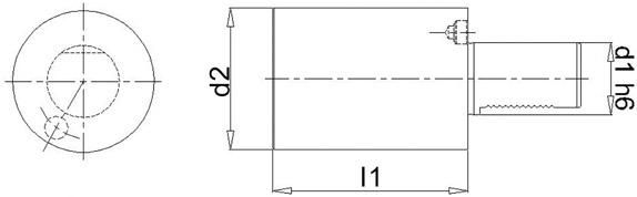 Zylinder-Rohling VDI A2 30x100mm FORTIS