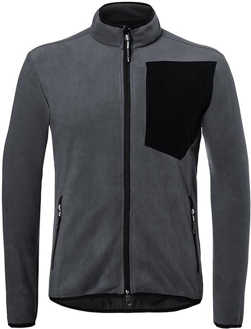 Fleecejacke WEATHER 1254 anthrazit/schwarz Gr. XS