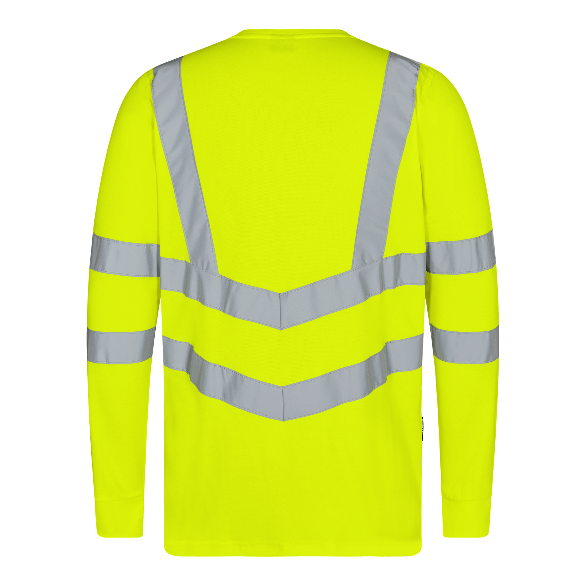 Safety Grandad langarm-Shirt Gelb, Gr. L