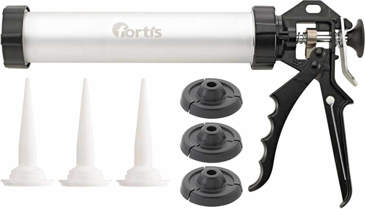 Kartuschenpistole Profi mit 3Spitzen 310 ml FORTIS