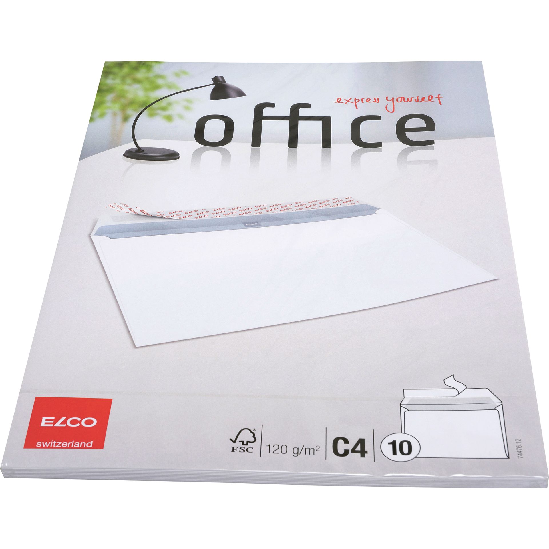 Briefumschlag Office C4 oF hk weiß 10 St./Pack.