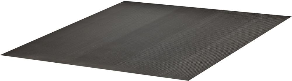 Riffelgummi-Auflage auf Schrank, ölfest B600xT575xH3 mm