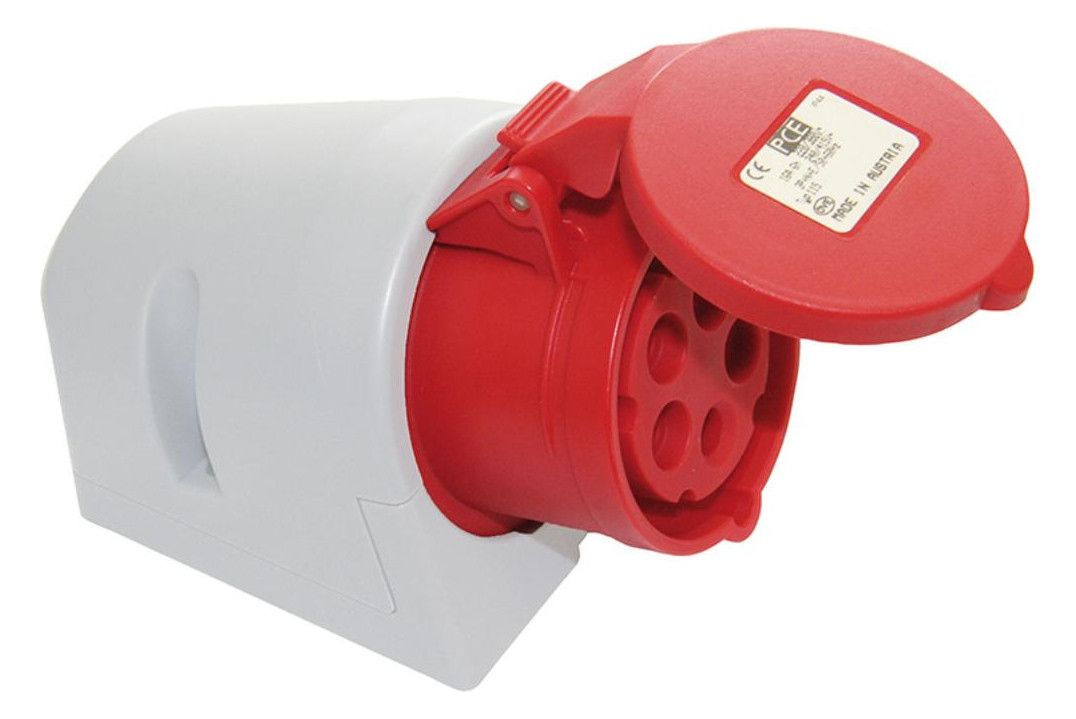 CEE-Wandsteckdose (IP44)