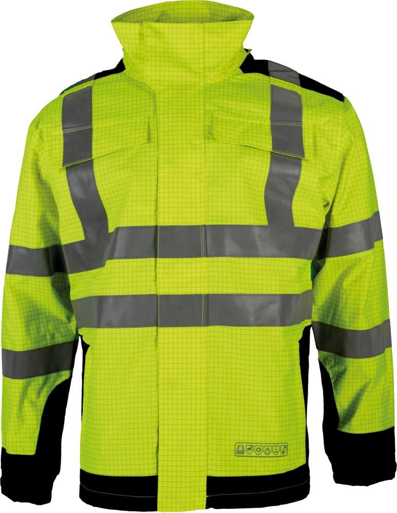 Multinorm-Parka 3850G gelb/blau, Reflex, Gr.2XLGr.2XL