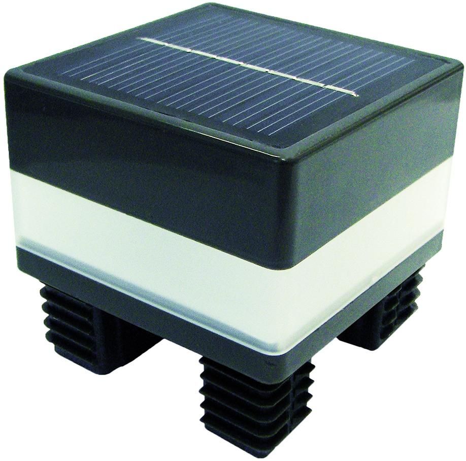 GOTLAND-Serie LED-Solarpfostenkappe, 68 x 68 mm WPC-Steckzaunsystem