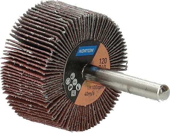 Fächerschleifer m.Schaft R207Plus 40x20x6 P120