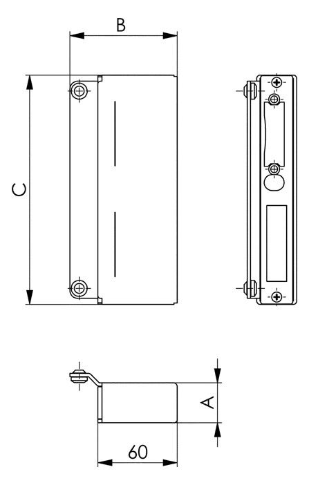 AMF Gegenkasten schmal, "146ET/30"