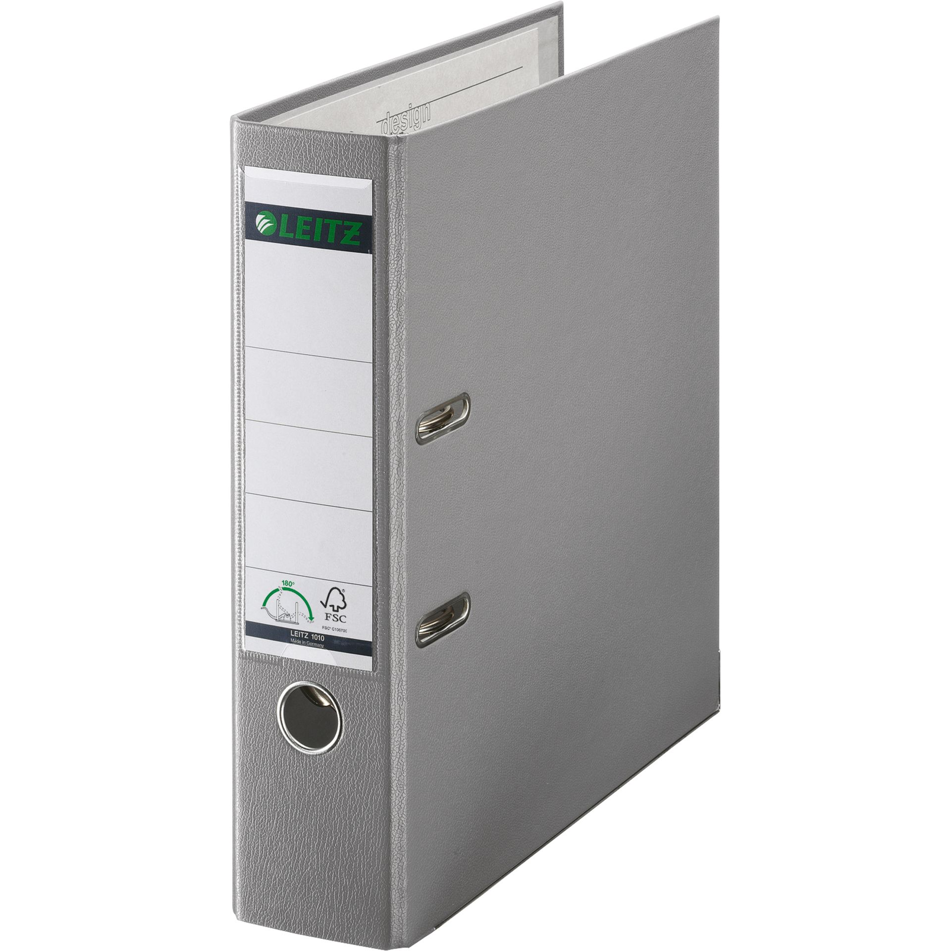 Ordner DIN A4 80mm Polypropylen grau