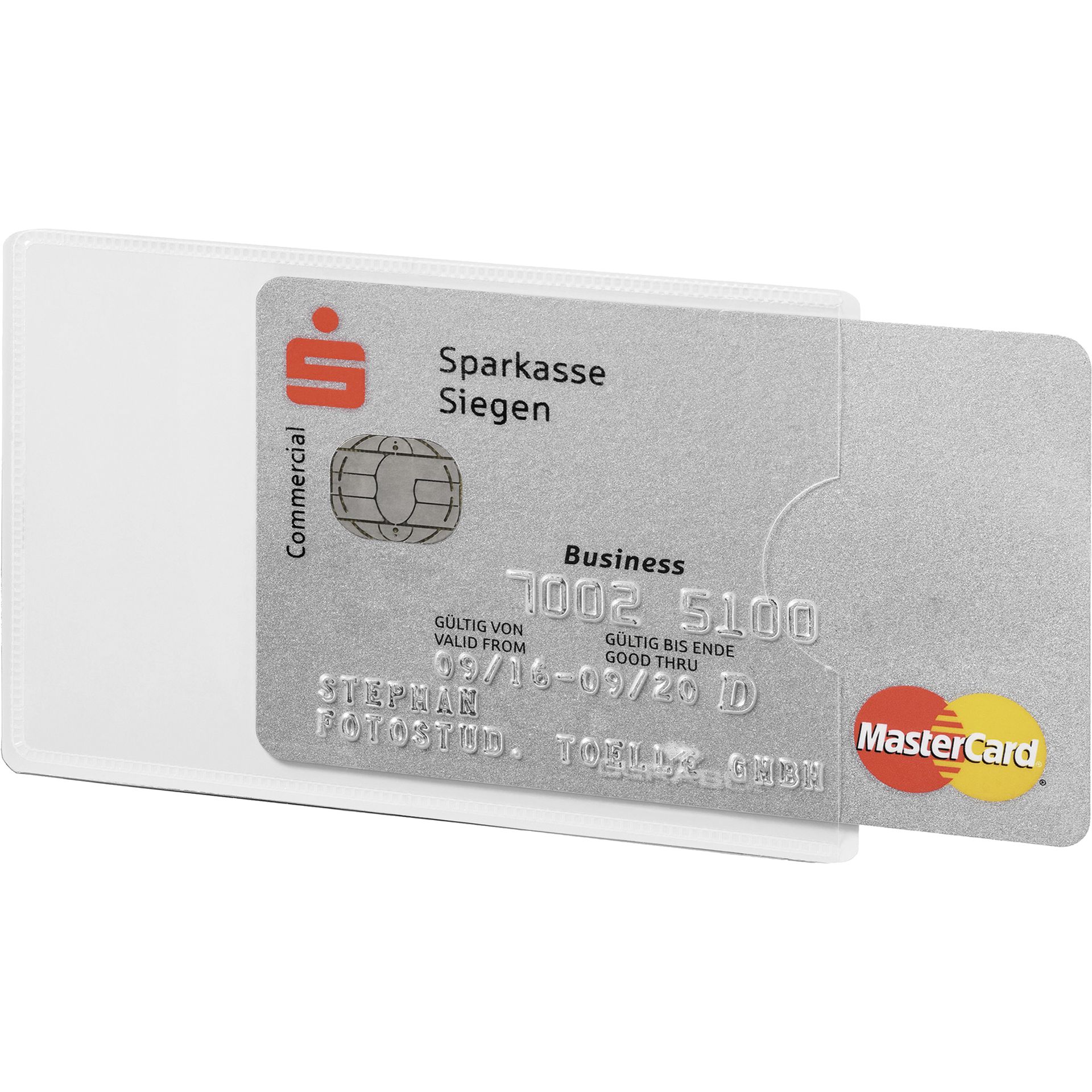 Kreditkartenhülle RFID SECURE 54x86mm 3St