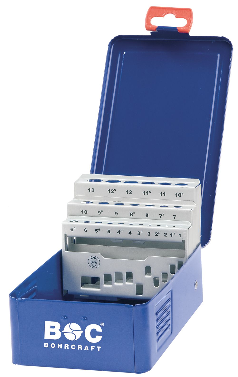 Bohrcraft Metall-Kassette dunkelblau M 13, leer