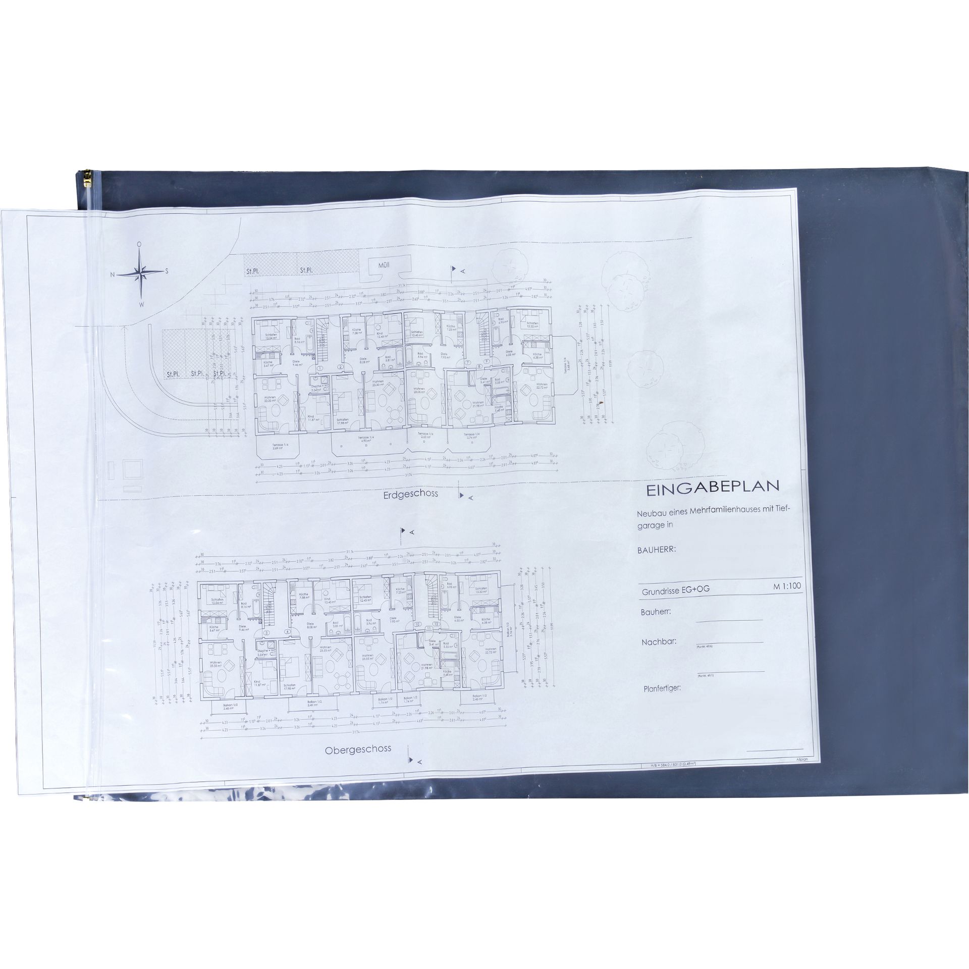 Planschutztasche 900x1280mm tr 10St