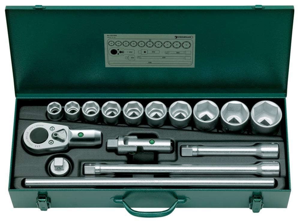 Steckschl.-Grt. 3/4"" 16tlg. Stahlwille