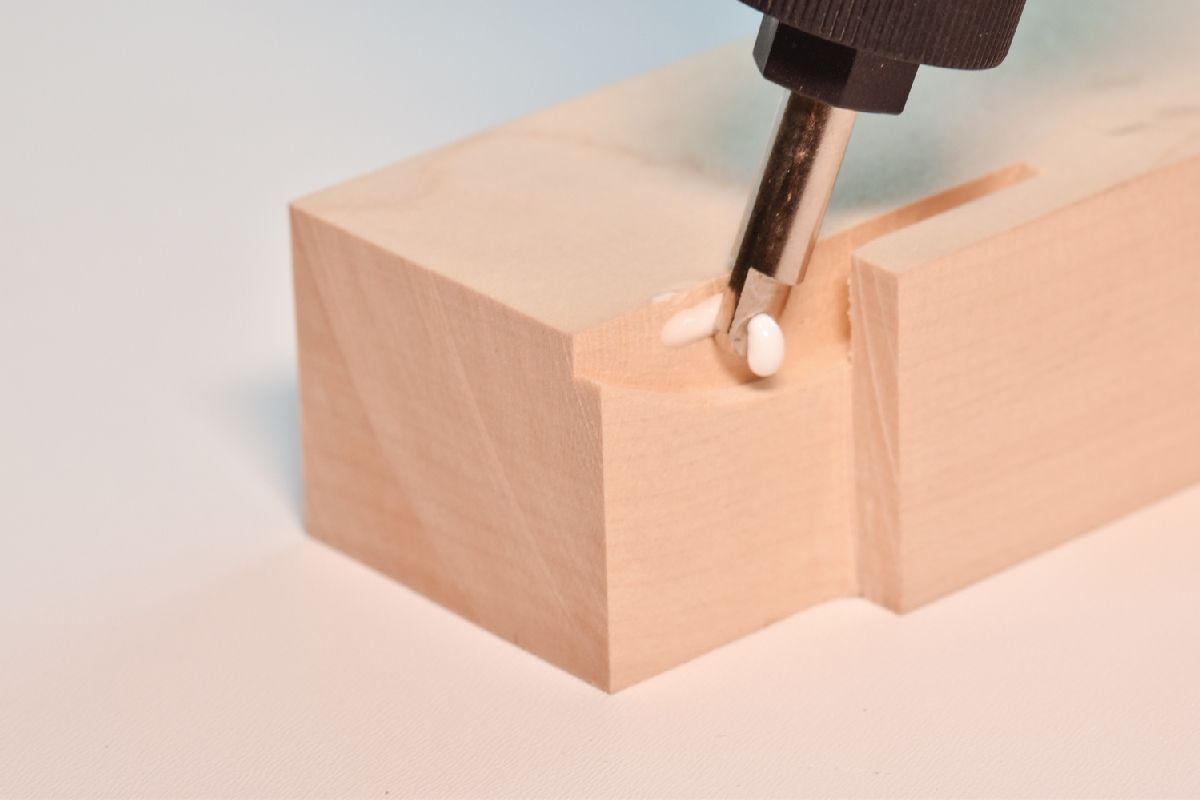 Lamello-Leimer Minicol mit Metallspitze
