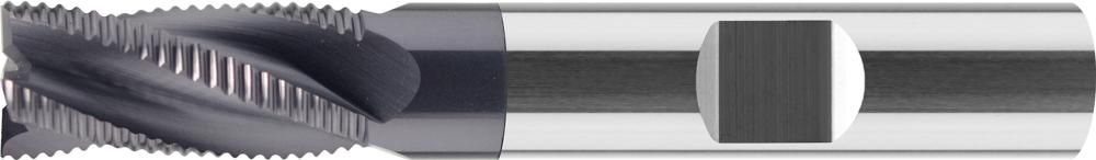 Schruppfräser VHM Typ NR 6,0mm lang Z3 TiAlN HB 30Grad Werksnorm FORMAT