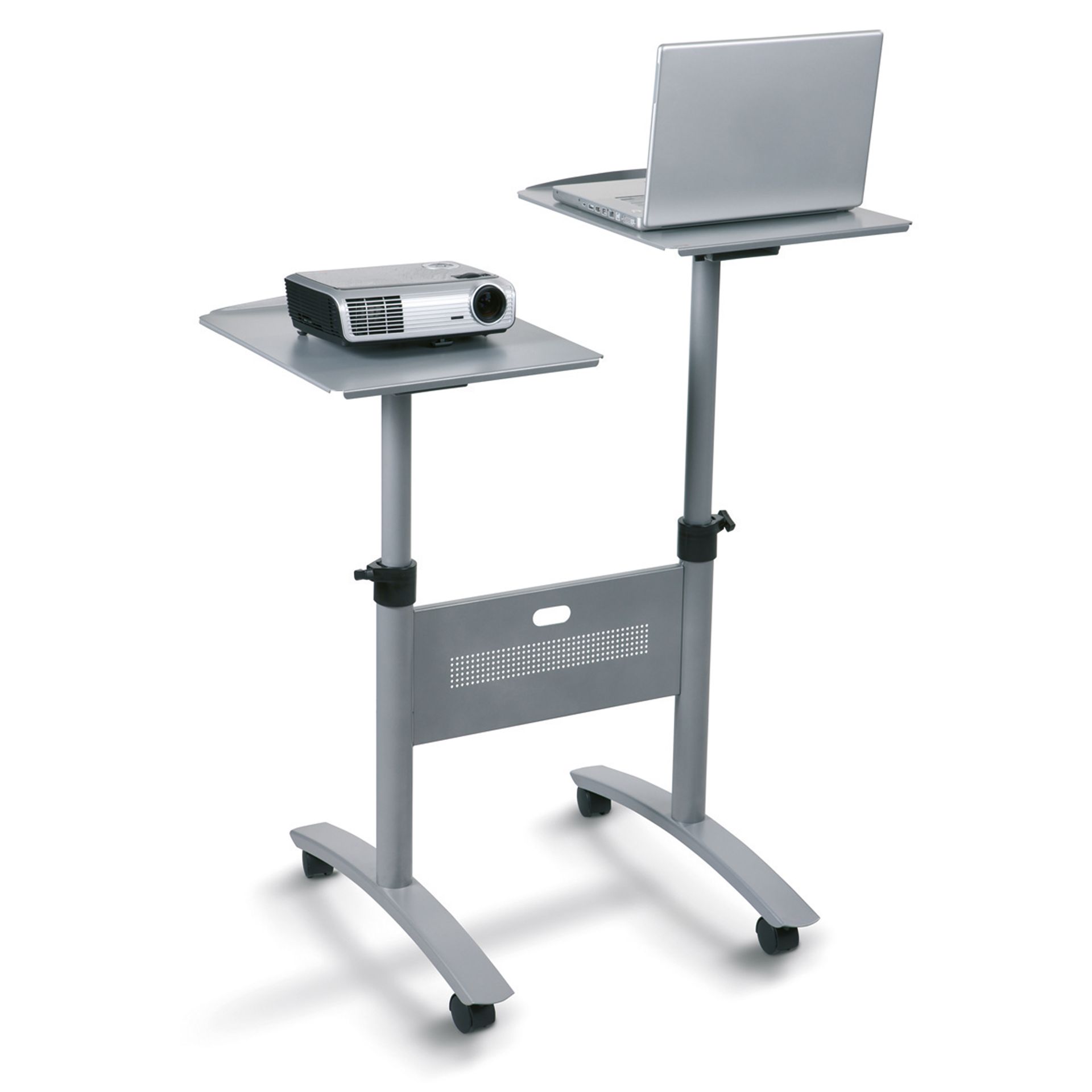 Projektionswagen 82x81-120x56cm grau/schwarz