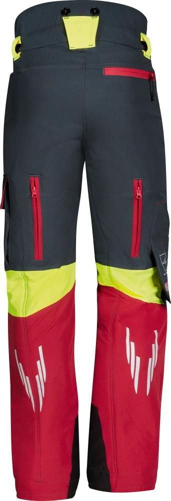 Stretchhose Forest Jack Gr. 46/48,rot/anth./gelb