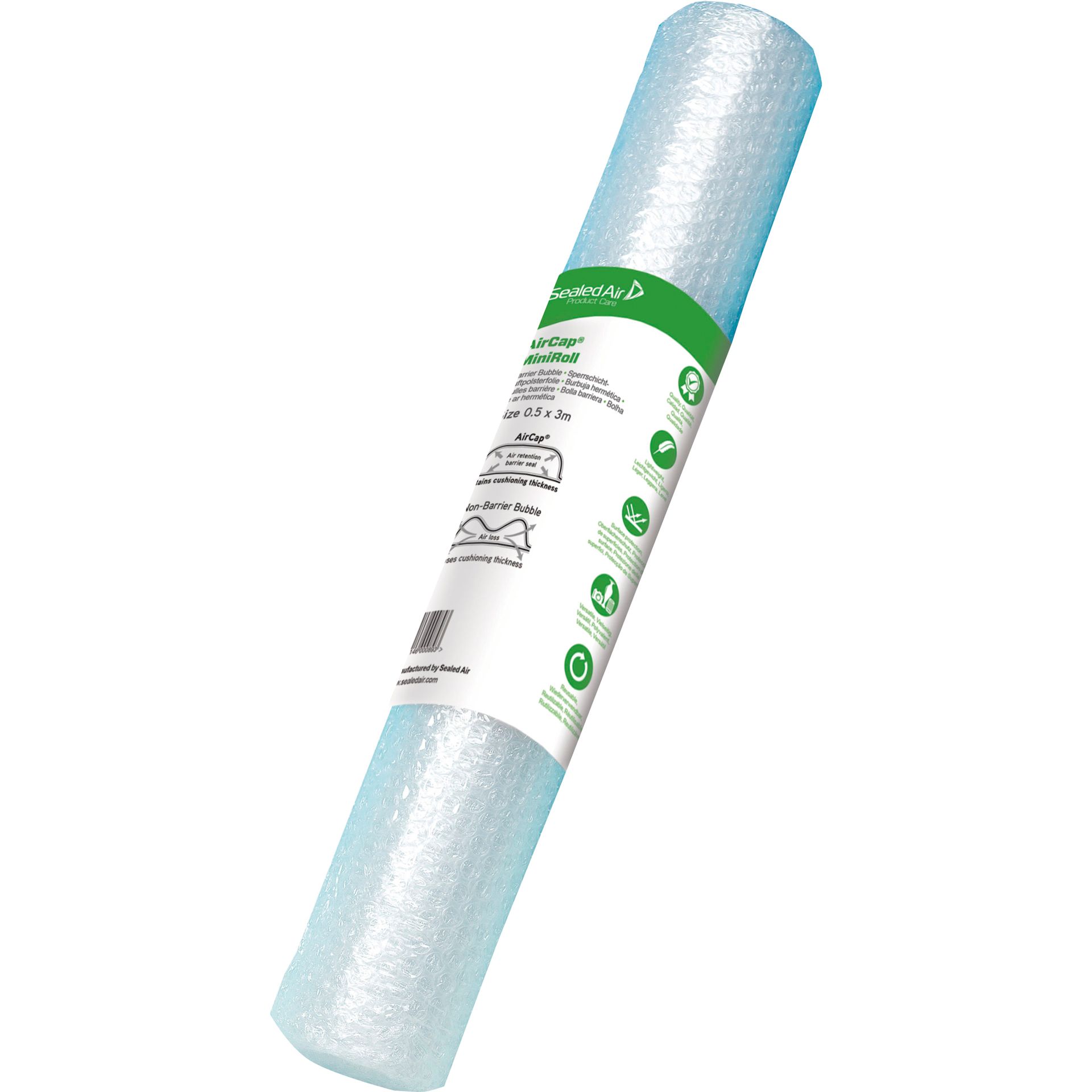 Luftpolsterfolie 100cmx5m PE transparent