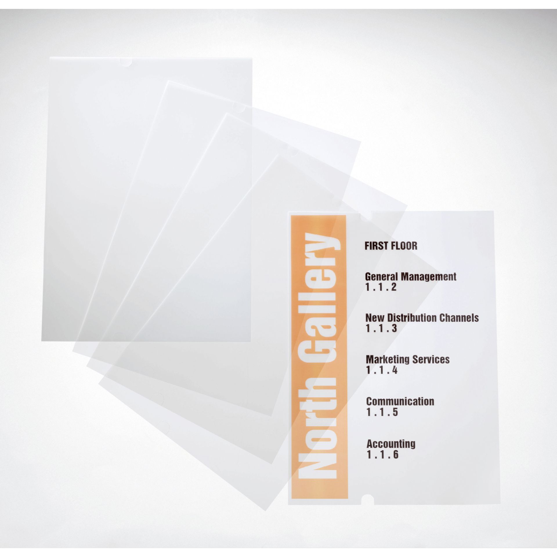 Ersatzfolie CRYSTAL SIGN 210x297mm 10 St./Pack.
