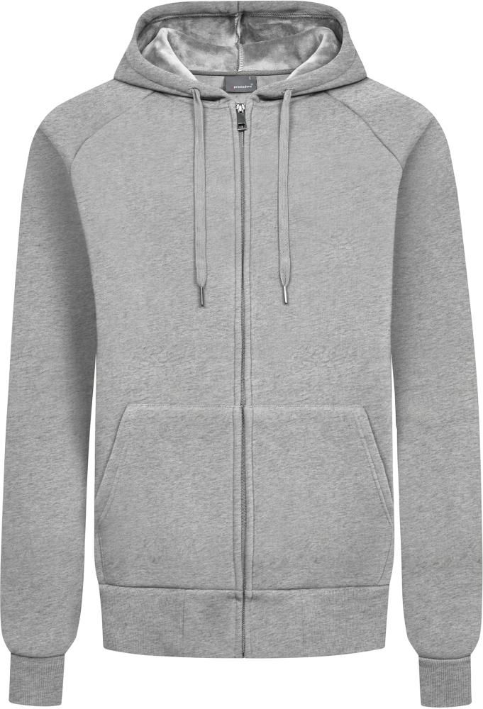 Sweatjacke heavy, heather grey, Gr. L Promodoro
