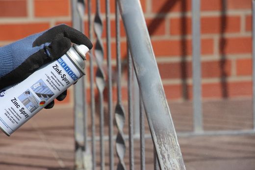 WEICON Zink-Spray | kathodischer Korrosionsschutz mit Zulassung für den Lebensmittelbereich | 400 ml